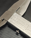 Close-up of Beefy Heavy Duty Digital Caliper For 0 To 12 Inch 300 mm Stainless Steel Electronic Measuring Tool with scale readings.
