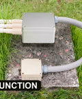 Outdoor Electrical Junction Box 6x6x3 Inches Waterproof IP65 Dustproof ABS Plastic Enclosure For Conduits in outdoor use