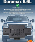 DEF Level Sensor Assembly For Diesel Exhaust Fluid Plug And Play Replacement For OEM 20760381 shown in front of truck