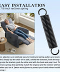 Premium Heavy Duty 4 7/8 Inch Recliner Extension Spring Built Tough For Real Homeowners Who Want Quick Fixes And Zero Hassle When Swapping Old Parts with installation guide.