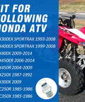 Axle Lock Nut Kit For Honda ATV Models Including TRX300EX TRX400EX TRX400X TRX450R TRX450ER TRX250X TRX300X and compatible models list