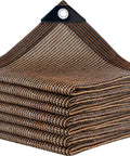 80 Percent Shade Cloth With Metal Grommets And Reinforced Edges For Outdoor Patios Carports And Greenhouses 10x12 Ft folded view