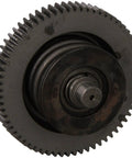 Black Second Pinion Gear Set VB16Y Replacement For Power Tools By Metabo HPT close-up view showing gear teeth and shaft.