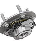 2 Front Wheel Bearing Hubs Set For 2012 To 2018 Ram 1500 Front Replacement 5 Lug 3 Bolt Triangular Flange ABS Sensor