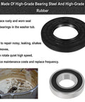 Washer Seal And Bearing Replacement Kit For Tub And Drum Shaft Assembly Repair and Compatibility with DC97 models