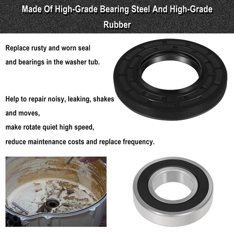 Washer Seal And Bearing Replacement Kit For Tub And Drum Shaft Assembly Repair and Compatibility with DC97 models