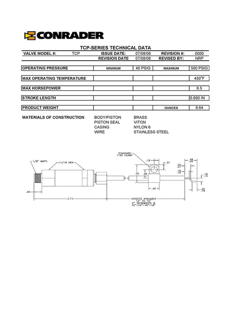 Throttle Control Cable BullWhip For Gas Powered Compressor 24 Inch Length With 1 8 Inch Male NPT Threads technical diagram
