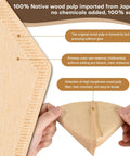 Close-up of Natural Brown No 4 Cone Coffee Filters For Your 8 To 12 Cup Brewers Unbleached Paper Filters texture and fibers