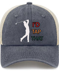 Women Adjustable Summer Trucker Cap For Everyday Style And Personal Expression With A Secure Buckle Fit, golf silhouette