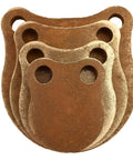 Rifle-Rated 1/2 Inch AR500 Steel Gong Targets 4 Pack with 3, 4, 5, 6 Inch Gongs, CNC Plasma Cut and Water Cooled