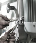 Joker Ratcheting Combination Wrench Three Quarters Inch To 246 mm tightening a bolt on industrial equipment