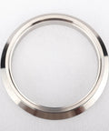 3 Inch Stainless Steel V Band Flange And Clamp Kit For Turbine Housing Outlet Fits 3 Inch Tubing For T4 T67 T72 T76 Turbochargers 304 CNC Machined Flange And Clamp