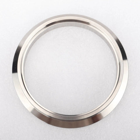 3 Inch Stainless Steel V Band Flange And Clamp Kit For Turbine Housing Outlet Fits 3 Inch Tubing For T4 T67 T72 T76 Turbochargers 304 CNC Machined Flange And Clamp