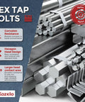 Badass Nylon Hex Bolts And Nuts Kit M5 Fully Threaded Tap Fasteners Hardware Set For Pro Mechanics And Project Leads With Superior Corrosion Resistant Grip, showing hex tap bolts with corrosion-resistant features.
