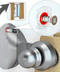 Fix Loose Wall Plugs Fast With Drywall Anchor Repair Kit For 24 Discs Crumbly Weak Walls, secures curtain rod to wall