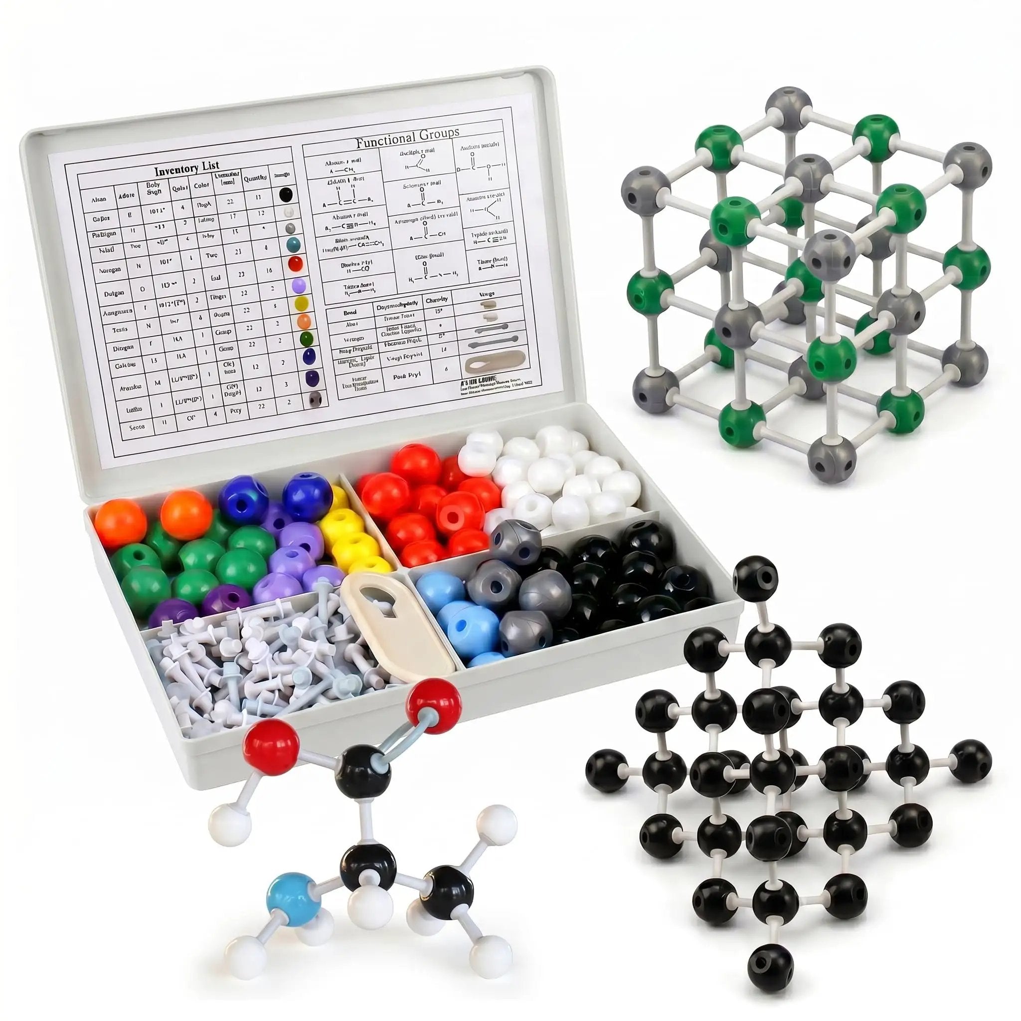 Hands On 240 Piece Molecular Model Kit, 3D Visualization ✓