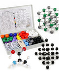 Hands On 240 Piece Molecular Model Kit For 3D Chemistry Visualization Of Organic And Inorganic Structures It Includes 86 Atoms And 153 Bonds With Remover Tool The Ultimate STEM Education Gift For Students And Teachers showing kit contents