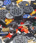 Huge 270 Piece Technic Gear Set With Gears Pins Axles Chains And Differential For Robotic Builds Random Color Pieces Compatible