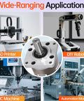 50 To 1 Planetary Gearbox For Nema 23 Stepper Motor With 60 To 90mm Body in robotics and CNC applications