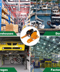 Beefy Electric Hoist Trolley For I Beams With Dual Track Rollers, 1 Ton Load Capacity used in warehouses, docks, garages, factories