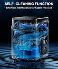 Transparent view of Nugget Ice Maker Countertop For Home, Office And Kitchen With Soft Chewable Ice, Delivers 33 Lbs Per Day