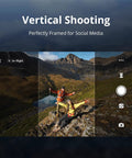 Vertical shooting with Ultra Lightweight Drone Under 249g With 4K Video And 8K Photos 3 Axis Gimbal 10 Km Transmission AI Track.