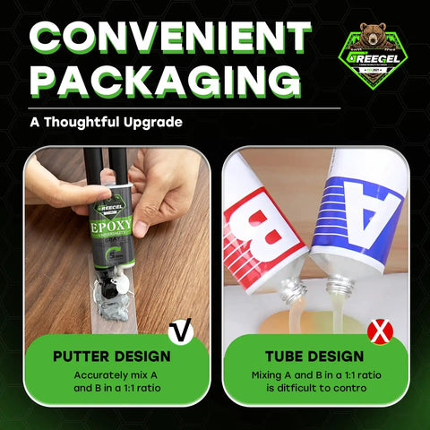 Two Part Grey Epoxy Glue For Metal Wood And Plastic No Mess Mixing Fast Five Minute Set Epoxy Adhesive In A 0.85 Oz Syringe comparison