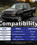 Front Outer Tie Rod Ends For Chevy Silverado 1500 1999 To 2006 And GMC Sierra 1500 2WD Replacement Part OE Style Heavy Duty Steering Linkage Direct Fit Accurate Alignment compatibility chart