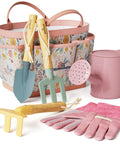Kids Garden Tool Set For Young Gardeners Kid Friendly STEM Learning Kit With Tote Bag Lightweight Spade Rake Gloves