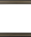 Billet License Plate Frame In Flat Black And Matte Gold With Zinc Die Cast Construction And Rubberized Coating Includes Fastener Caps
