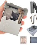 Survival Fire Starter Kit With Ferro Rod And Magnesium Fire Starter, Compact Stove, Flint And Steel, and Wax Wick
