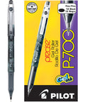Top Shelf Premium Smooth Gel Pens That Glide Like Silk Without Skipping Or Smudging 12 Pack Of Precision 0.7Mm Black Ink Rollers on display.