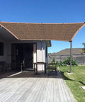 Six By Eight Feet Shade Cloth With Grommets, 90 Percent UV Blocking Mesh Tarp For Pergola Shade Cover Canopy, Patio Outdoor Garden Backyard, Mocha Color, Keeps You Cool By Reflecting And Absorbing Sunlight.