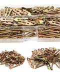 Self Drilling Drywall Anchor Kit 160 Pieces With 80 Anchors And 80 Self Tapping Screws Carbon Steel Zinc Expansion Anchors