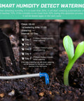Hands Free Indoor Plant Waterer System For Fifteen Potted Plants Auto Drip Irrigation Kit with smart humidity detection