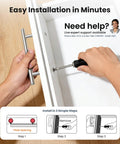 Installing 30 Pack Brushed Nickel Cabinet Handles 5 Inch Length Stainless Steel Drawer Pulls on white kitchen drawer