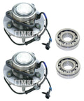 Premium Front And Rear Wheel Bearings And Hubs Kit For Chevy C1500 Suburban Tahoe RWD 1999 With Sealed Bearings