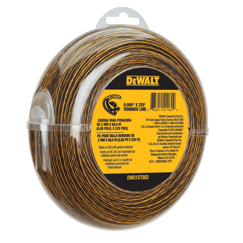 Trimmer Line Replacement Spool, 225 Feet Of 0.080 Inch Aerodynamic String in packaging, Made In USA For Lawn Care Pros