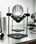 Heavy Duty Adjustable Pipe Rolling Rig With Rock Solid V Frame Base for smooth spinning with stainless steel pipe.