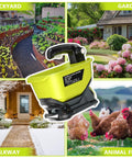 Electric Grass Seed Spreader For Ryobi ONE Plus 18V Batteries with garden and animal feed use for all season lawn care.