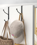 Over Door Hook 2 Pack Heavy Duty Door Hanger Fits Interior Doors Up To 1.4 Inches Thick Organize Coats Hats Towels And Bags For Entryways