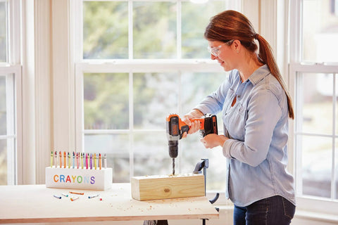 Must Have 20V Max Cordless Drill Kit With Battery And Charger Includes Double Sided Drill Bit LED Work Light And Built In Bit Holder Perfect For DIY Projects Home Improvement And On The Go Jobsites