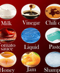 Straight Up Heavy Duty Automatic Paste And Liquid Filler With Quantitative Sealing System 10 To 100 Ml Capacity Stainless Steel Build for various sauces and liquids.