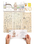 Automaton Cyclist 3D Wooden Puzzle Kit For Adults Mechanical Bicycle Model And Brain Teaser Hobby Set Vintage Style Craft Build For Men Hands On DIY Project Relaxing Puzzle To Launch The Cyclist, 1 kit with wood parts and instructions