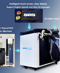 Laser Welding Machine 1500W 4 In 1 Handheld Fiber Welder And Cutter For Metal Rust Removal 0.2 To 5 Mm Continuous Operation Auto Wire Feeder Industrial And Home 220V For Pros And DIYers, front view