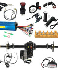 Rear Axle Kit With 48V 1000W Brushless Motor, Controller, Hydraulic Brake, Throttle, Reverse Switch, Fits Go Karts