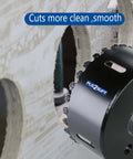 Carbide-grit hole saw cutter, 4-1/8 in, PLG2SUPT, black metal
