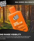 Long Range Odorless Wind Detector That Sniffs Out Subtle Breezes And Maps Direction Instantly in an orange tube against a forest backdrop.