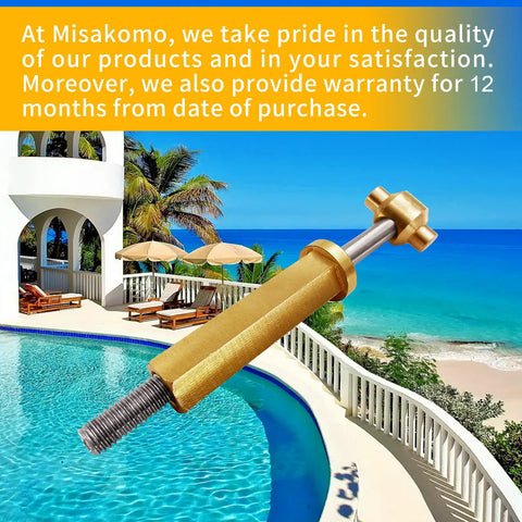 Heavy Duty Pool Filter Clamp Ring Knob Assembly Quick Fix Retainer Threaded Rod for easy installation near pool