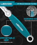 15 Inch Wrench Extender Tool Bar Turbo Boost For Maximum Leverage And Universal Fit Heavy Duty Extension Spanner Adapter